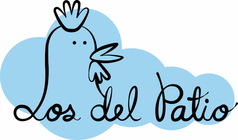Los del Patio Logo Horizontal Negro